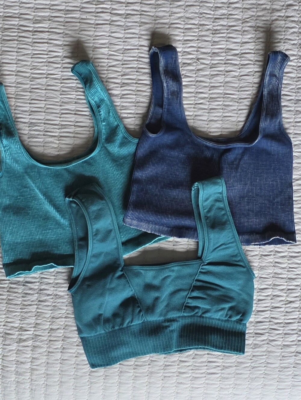 Free People Good Karma And Happiness Runs Tank Bras